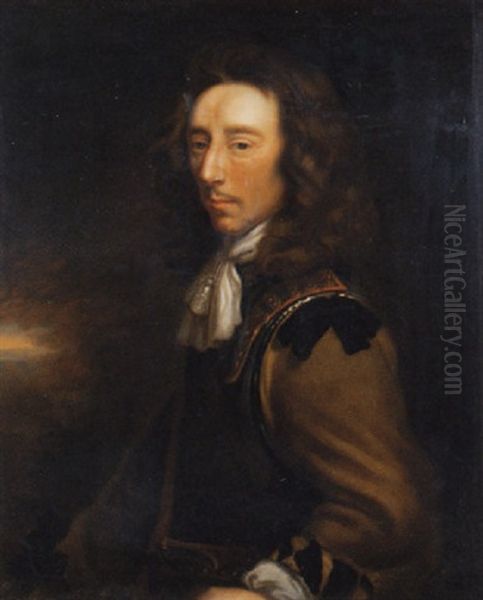 Portrait Of Algernon Sidney Oil Painting by Justus van Egmont