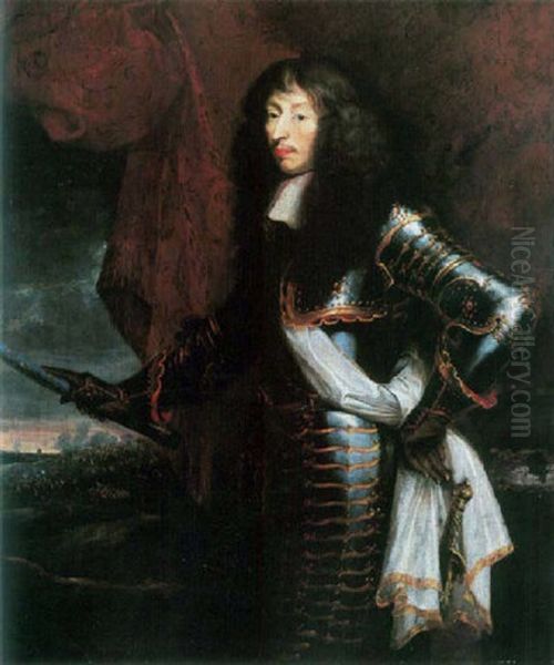 Retrato De Luis Ii De Borbon, El Gran Conde Oil Painting by Justus van Egmont