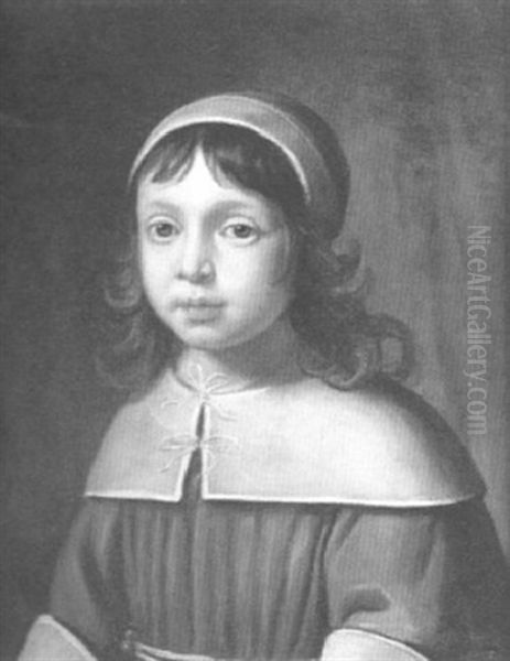 Bildnis Eines Jungen Madchens Mit Haube Oil Painting by Justus van Egmont