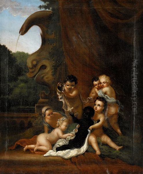 Vanus Labor Oil Painting by David Klocker Von Ehrenstrahl