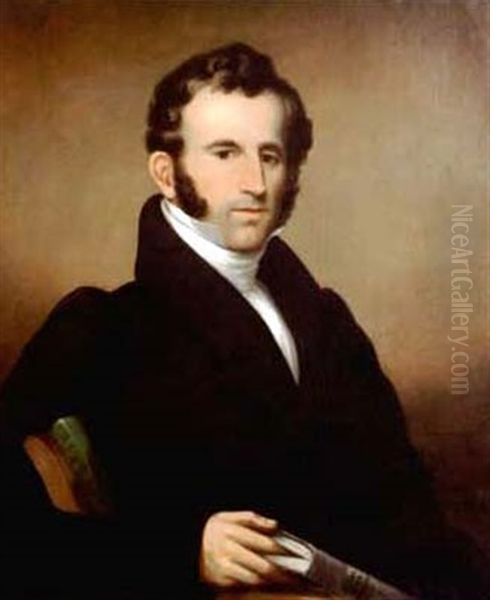 Portrait Of Edward Everett (?) Oil Painting by Jacob Eichholtz