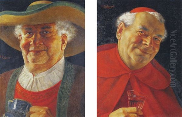 A Good Vintage Oil Painting by Erwin Eichinger