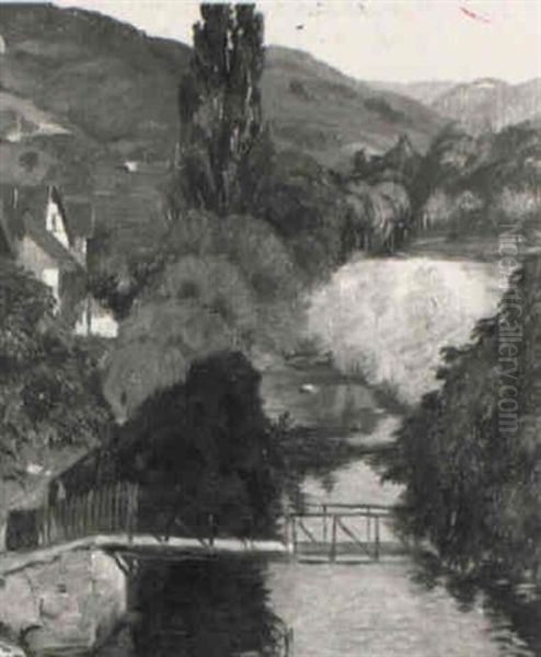 Kappelrodeck Oil Painting by Otto Eichrodt