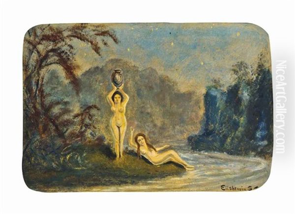 Night Allegory Oil Painting by Louis Michel Eilshemius