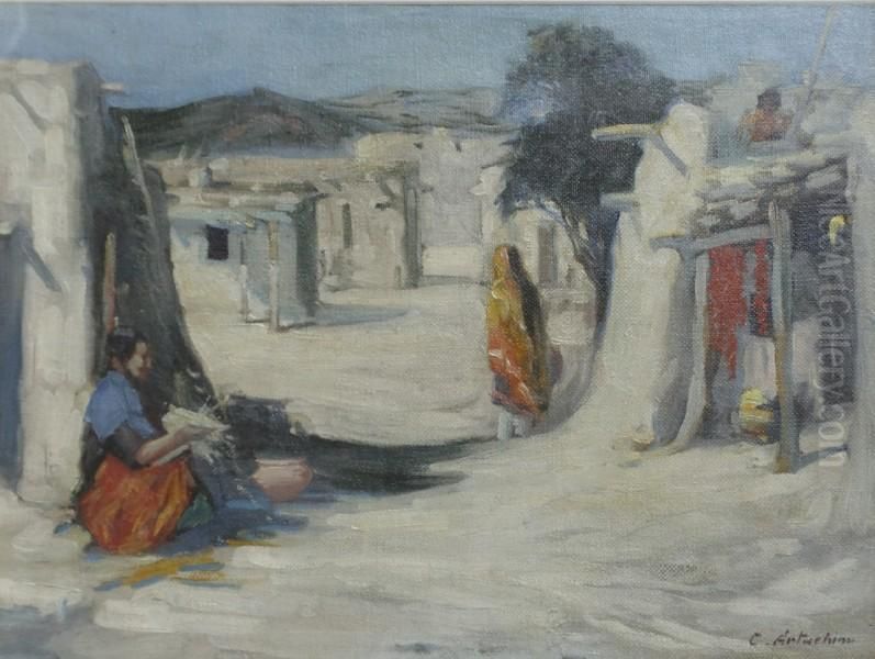 Peisaj Oriental Oil Painting by Constantin Artachino