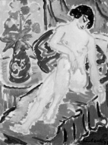 Nue Oil Painting by Georg Einbeck