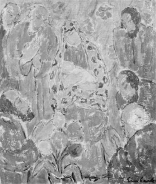 Die Anbetung Der Hirten Oil Painting by Georg Einbeck