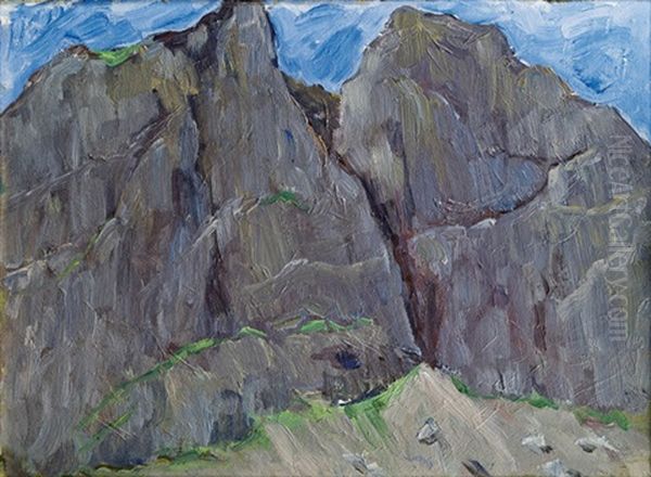 Rafangebirge Oil Painting by Andreas Einberger