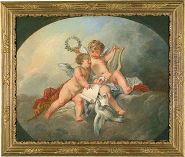 Allegorie Der Musik Oil Painting by Eisen, Charles Joseph Dominique