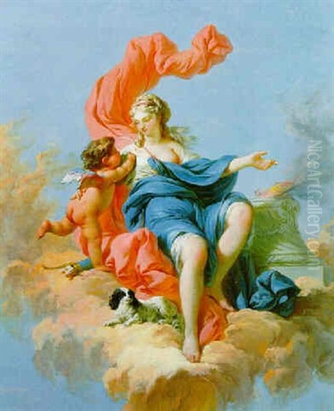 Allegorie De La Fidelite Oil Painting by Eisen, Charles Joseph Dominique