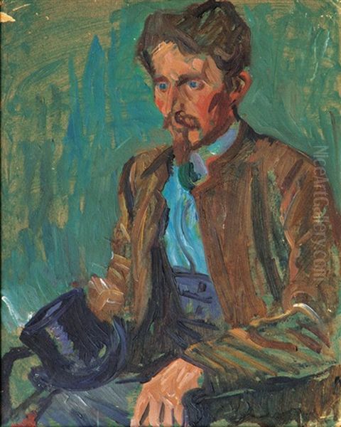 The Teacher Purrepp Oil Painting by Ernst (Wilhelm Heinrich E. ) Eitner