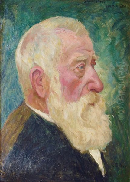 Portrait Of Shepherd Abel Oil Painting by Ernst (Wilhelm Heinrich E. ) Eitner