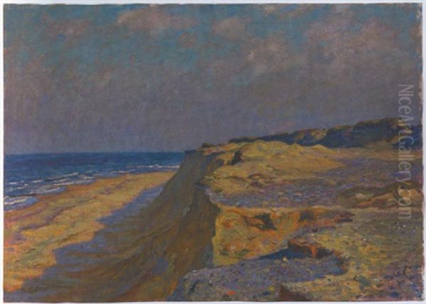 Morgenstimmung Am Kampener Kliff Oil Painting by Ernst (Wilhelm Heinrich E. ) Eitner