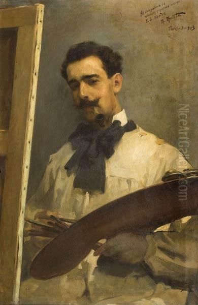 El Pintor Oil Painting by Aurelio Arteta