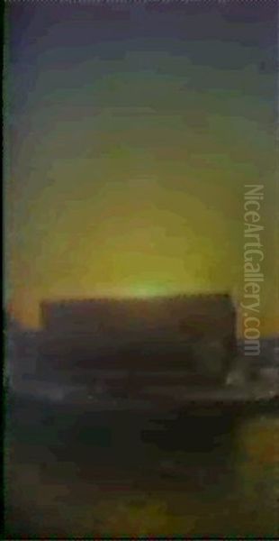 Stockholms Slott Oil Painting by Per Ekstroem