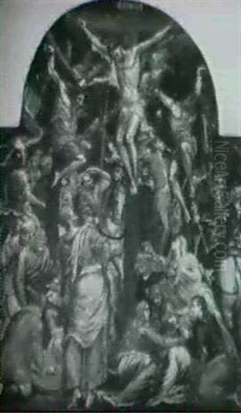 Episodi Della Passione Di Cristo Oil Painting by El Greco (Domenikos Theotokopoulos)