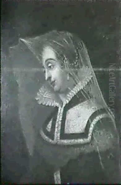 Jeronima De Las Quevas Isabella Of Portugal Oil Painting by El Greco (Domenikos Theotokopoulos)