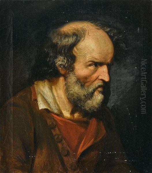 Portrat Eines Bartigen Mannes Oil Painting by Maria Ellenrieder