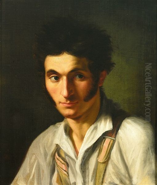 Portrait Eines Jungen Mannes Oil Painting by Maria Ellenrieder