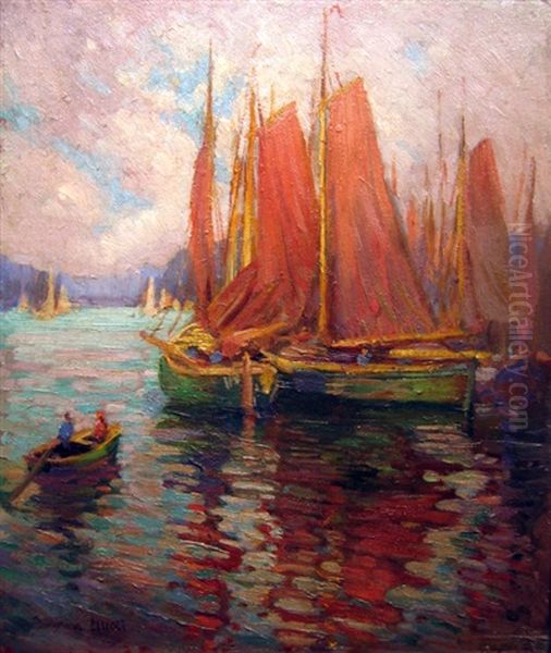 Toronto Harbour Oil Painting by Emily Louise Orr Elliott