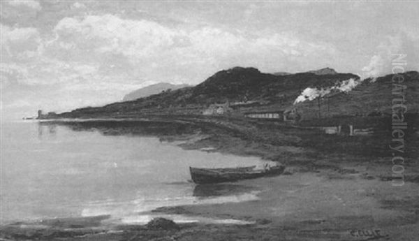 Deganwy, North Wales Oil Painting by Edwin Ellis