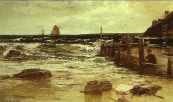 Bringing Home The Catch Oil Painting by Edwin Ellis