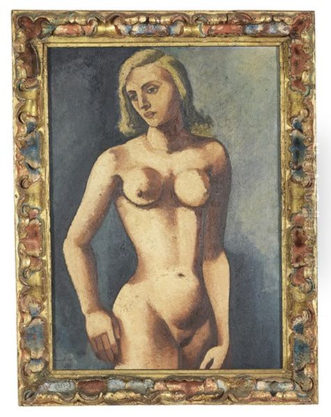 Retrato De Ruth Walden Oil Painting by Mario Eloy