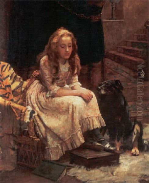 Castles In The Air Oil Painting by Arthur John Elsley