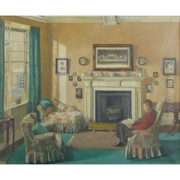 No 16 Newbiggin Beverley Oil Painting by Mary Dawson Elwell