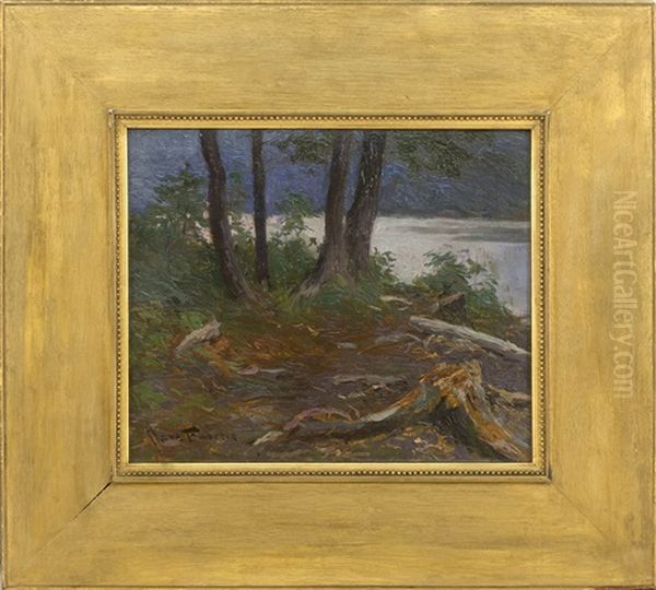 Trout Lake Oil Painting by Charles Chase Emerson