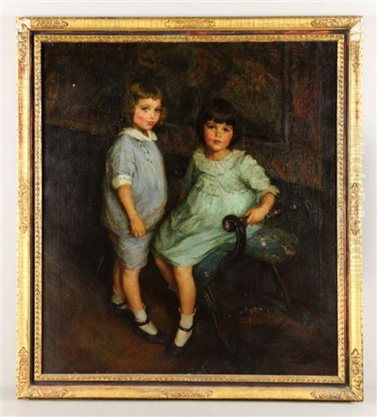 Portrait Of Thomas And Susan Towles Oil Painting by Lydia Field Emmet