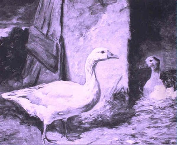 The Proud Father Oil Painting by John Emms