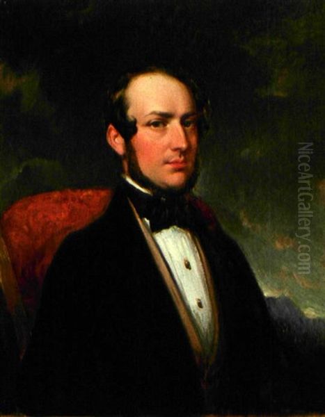 Herrenportrat Oil Painting by Edouard Ender