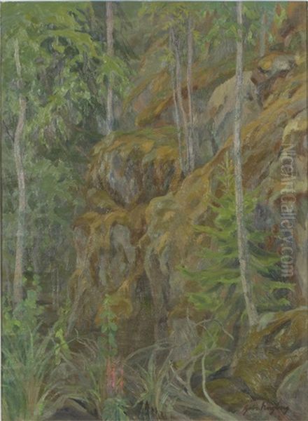 Shorescape Oil Painting by Gabriel Engberg