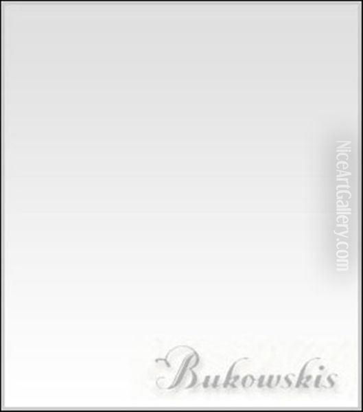 Talvimaisema Oil Painting by Gabriel Engberg