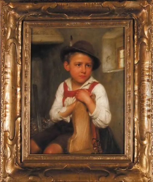 Maly Mysliwy Oil Painting by Johann Friedrich Engel