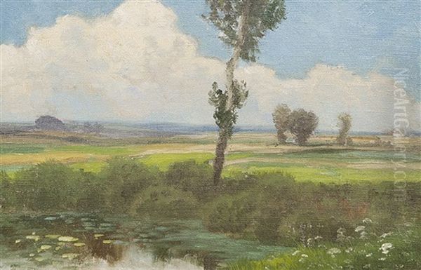 Osamely Strom Oil Painting by Ferdinand Engelmuller