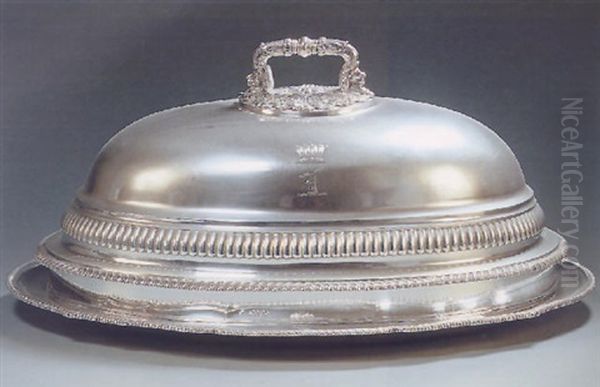 Colonel Otto William Offeney Oil Painting by George Engleheart