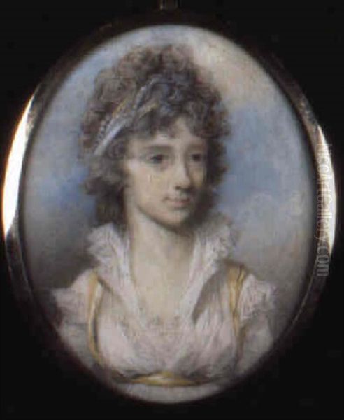 Portraits Of Mr. & Mrs. Green Oil Painting by George Engleheart