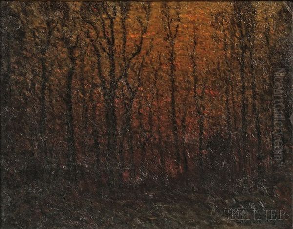 Nightfall Oil Painting by John Joseph Enneking