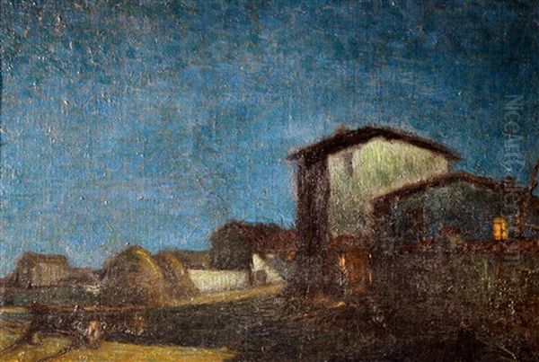 At The Market Square Oil Painting by Carlo Erba