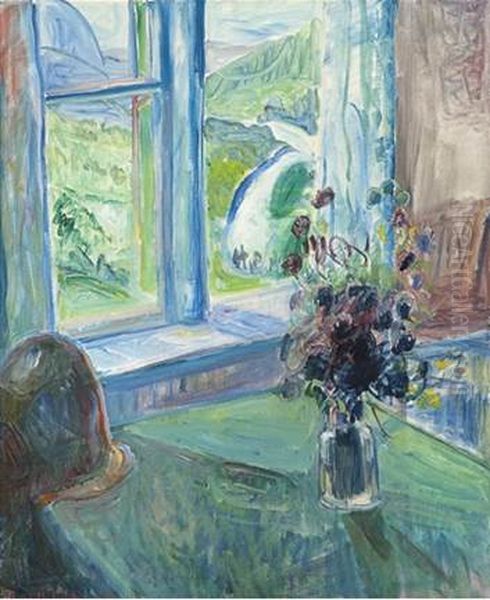 Joronn's Hat Oil Painting by Thorvald Erichsen