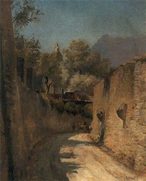 Rue En Orient Oil Painting by Rudolf Ernst