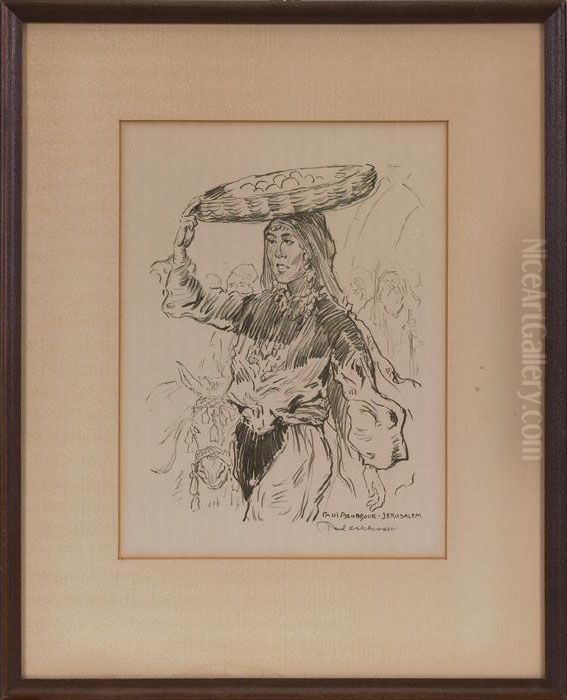 Jerusalem Oil Painting by Paul Ashbrook