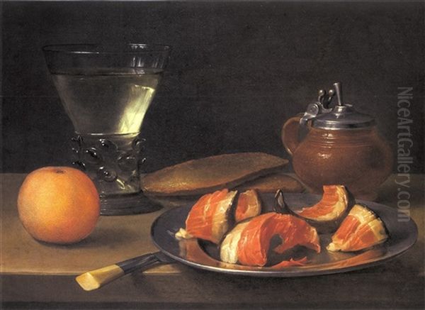 Het Theeuurtje Oil Painting by Jacob Foppens Van Es: