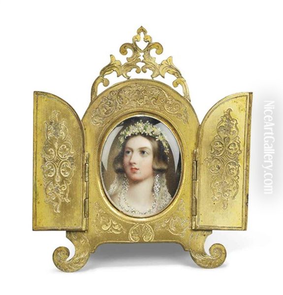 Queen Victoria (1819-1901) Oil Painting by William Essex