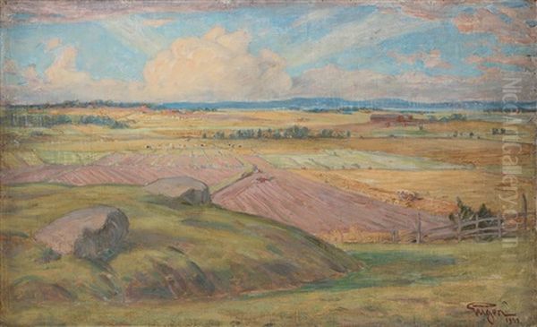 Fran Forngrafven Orberga Oil Painting by Prince Eugen Of Sweden