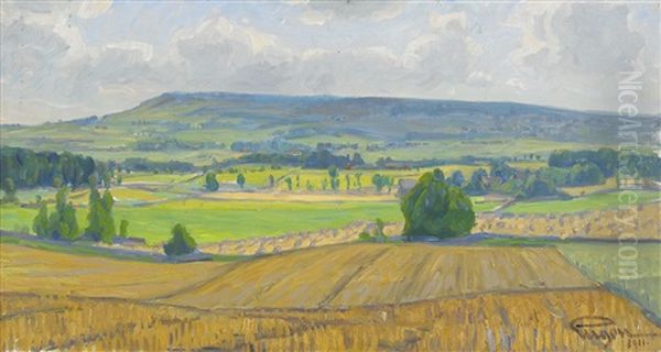 Sommarlandskap, Kungslenaberget Ii Oil Painting by Prince Eugen Of Sweden