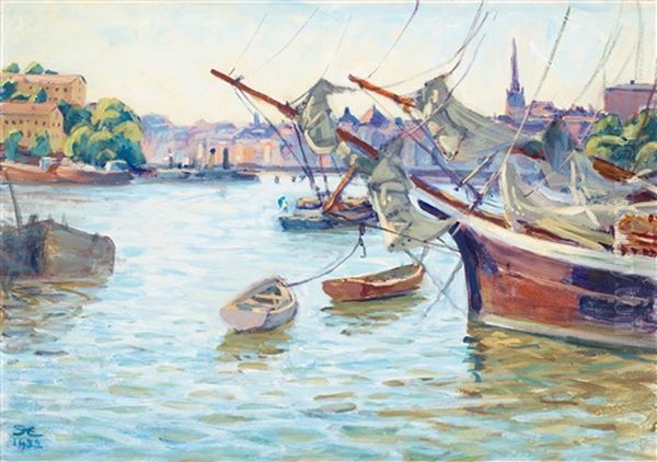 Fran Strandvagen Oil Painting by Prince Eugen Of Sweden