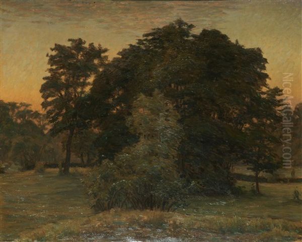 Afton - Tyreso Oil Painting by Prince Eugen Of Sweden